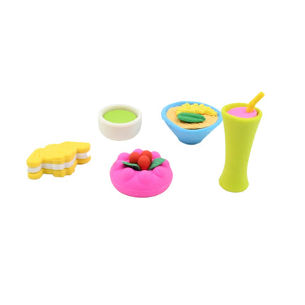 3D Mix Design Fancy & Stylish Colorful Erasers â€“ Cute Novelty Eraser Set for Kids & School Prize (1 Set)