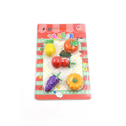 3D Mix Design Fancy & Stylish Colorful Erasers â€“ Cute Novelty Eraser Set for Kids & School Prize (1 Set)