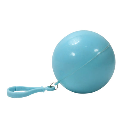 Disposable Kids Raincoat with Hood & Clip-On Storage Ball