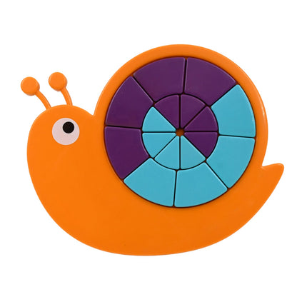 Mini Snail Puzzle â€“ STEM Educational Toy, Puzzle Games for Ages 3-6 (Mix Color)