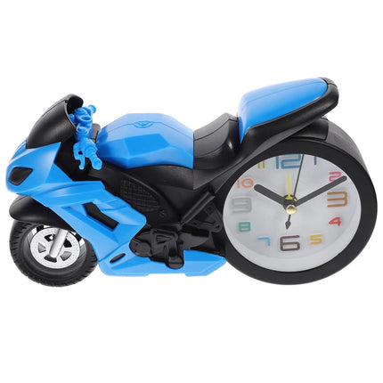 Retro Motorcycle Alarm Clock â€“ Novelty Bike Engine Style Desk Clock
