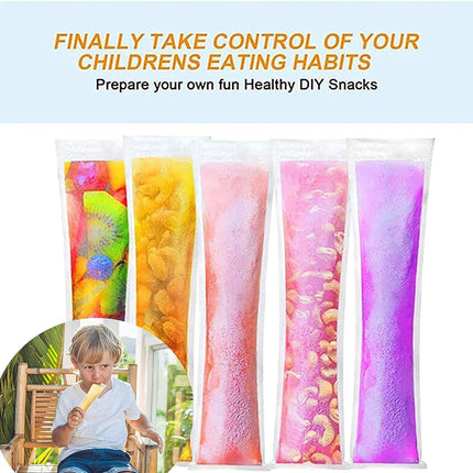 DIY Manual Popsicle Maker â€“ Reusable Ice Cream Mold (Approx 20 Pcs Packing Bag)
