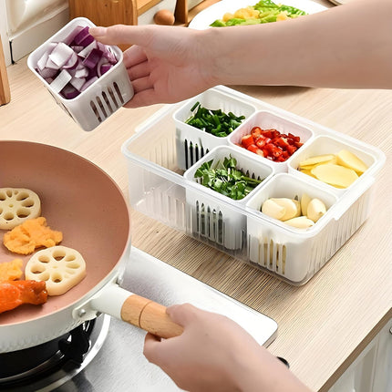 Fridge Storage Box â€“ Freezer & Kitchen Organizer for Vegetables & Food (1 Pc)