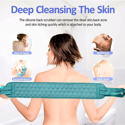Bath Shower Scrubber Set â€“ Dual-Sided Loofah Sponge & Bath Brush for Deep Clean (2 Pcs)