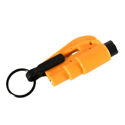 2-in-1 Emergency Safety Cutter â€“ Keychain Tool for Glass Breaking & Seatbelt Cutting, Portable & Handy