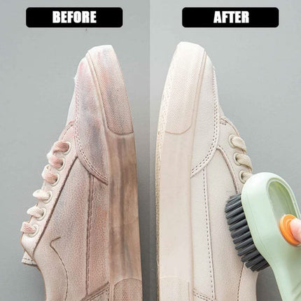 Multifunctional Scrubbing Brush with Built-In Soap Dispenser
