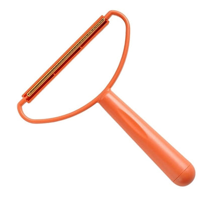 2-in-1 Portable Lint Remover â€“ Long-Handle Brush & Sticky Roller for Clothes, Furniture & Carpets (1 Pc)