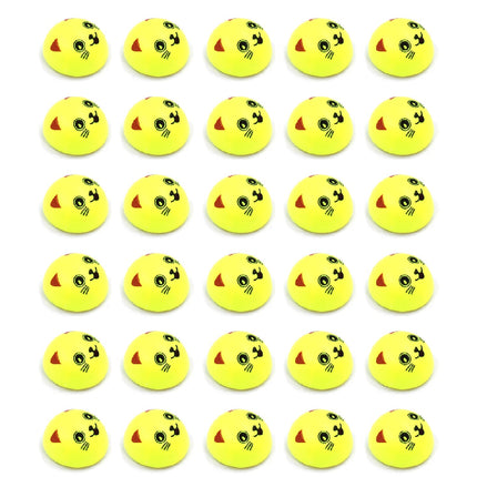 Fun pull-back smiley toys in different designs