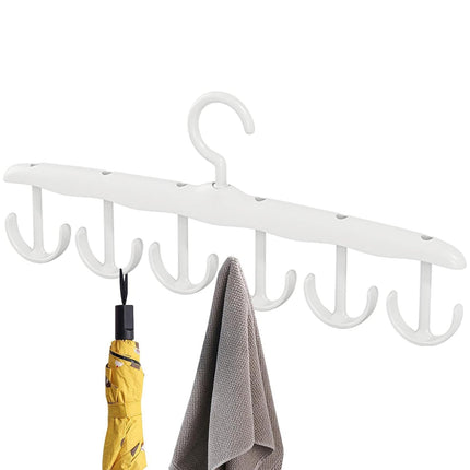 Rotatable Tank Top Hanger â€“ Space Saving Closet Organizer for Dorms & Apartments (12-Hook)