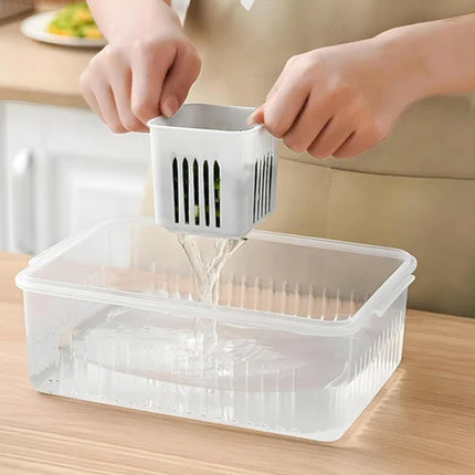 Fridge Storage Box â€“ Freezer & Kitchen Organizer for Vegetables & Food (1 Pc)