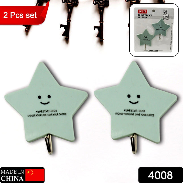 Multipurpose Strong Self-Adhesive Hooks â€“ Heavy Plastic Wall Hooks for Home, Kitchen & Office Use