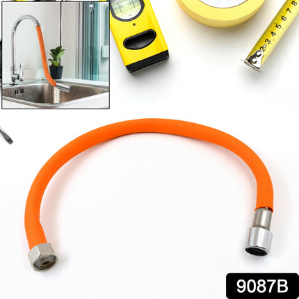 Flexible Water Tap Extender - 360Â° Adjustable Foaming Extension Tube with Connector (46cm)