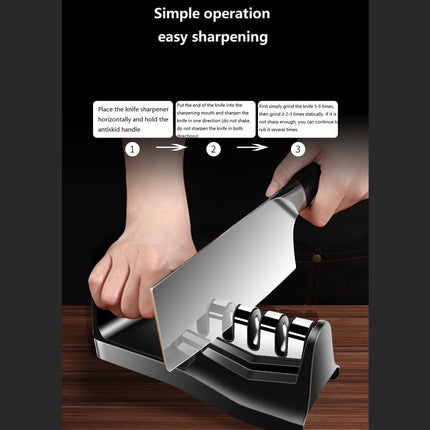 Kitchen Knife Sharpener â€“ Handheld for Chefs & Serrated Knives (1 Pc, Chopper Not Included)
