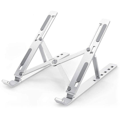 Metal Portable Laptop Stand â€“ 6-Angle Adjustable Riser for Laptops, Phones & Tablets