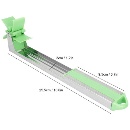 Stainless Steel Washable Watermelon Cutter â€“ Windmill Slicer & Peeler