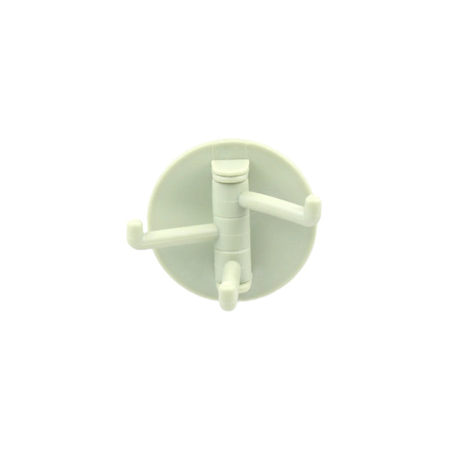 Punch-free sticky hook with 180Â° foldable design