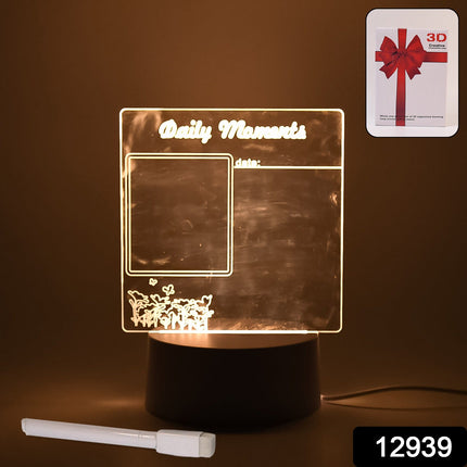 Creative Visualization Lamp 3 DÂ Acrylic Decorative Lamp (1 Pc)