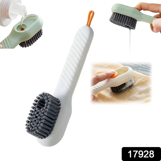 Multifunctional Scrubbing Brush with Built-In Soap Dispenser