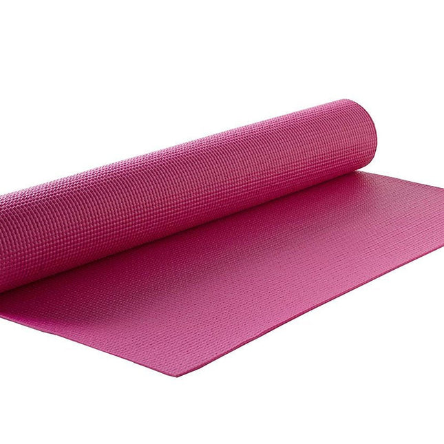 Eco-friendly yoga mat for fitness, non-slip pad, 180x60 cm.