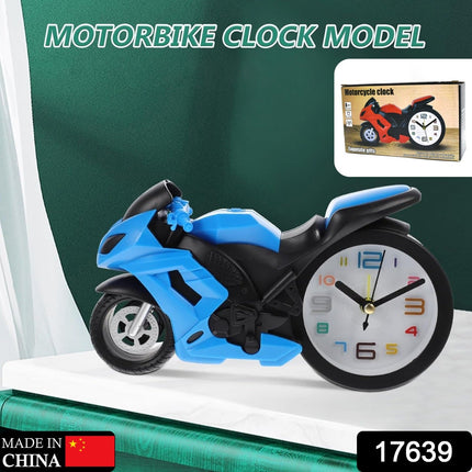 Retro Motorcycle Alarm Clock â€“ Novelty Bike Engine Style Desk Clock