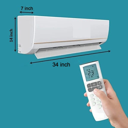 Folding Split AC Dust Cover â€“ Washable, Dustproof (1 Pc, approx 1 Ton)