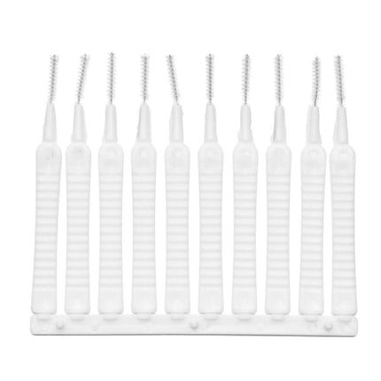 Anti-clogging shower head cleaning brushes