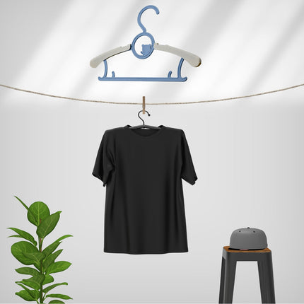 Large Adjustable Plastic Dress Hangers â€“ Space-Saving & Lightweight (5 Pc)