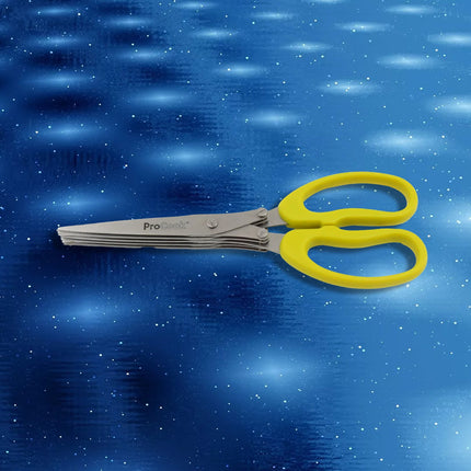 Multifunction Vegetable Stainless Steel Herbs Scissor with 5 Blades (1 Pc)
