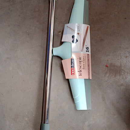 Ganesh 16 inch telescopic floor wiper, multiple views.