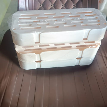 Multipurpose Kitchen Bathroom Wall Corner Shelf Rack (4 Pcs Set)