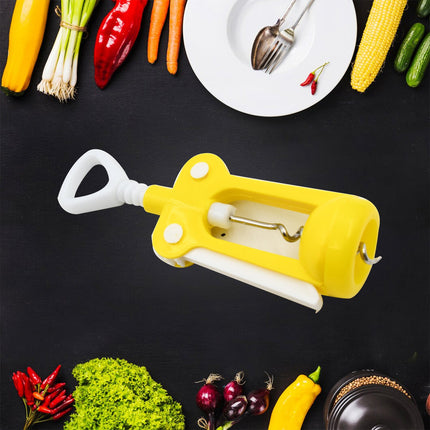 Multifunction Kitchen Tool Set â€“ Stainless Steel & Plastic Knife and Scissors