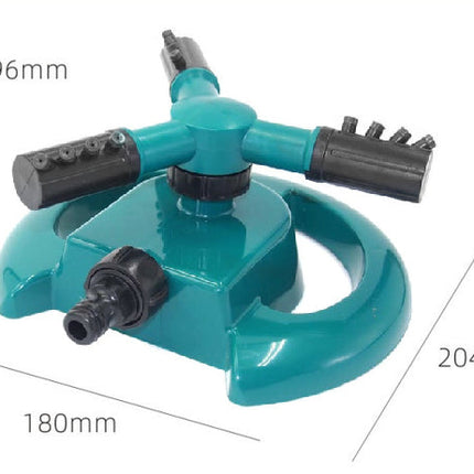 Water sprinkler with adjustable spray angles for garden irrigation