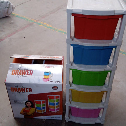 Multipurpose Modular Drawer Organizer Storage Box - 5 Layers