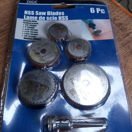 saw blade edges and teeth.