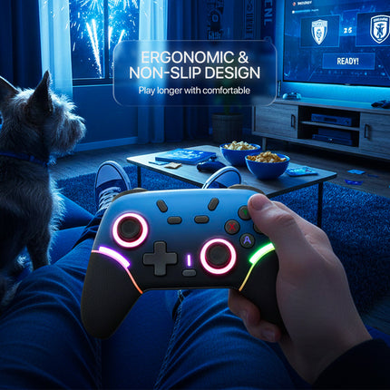 PLAYXSUNDI New Style Game Controller Joysticks Consoles 2.4G Wireless Gaming Gamepad for Ps4 Mobile Phone PC