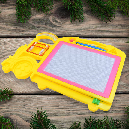 Bus Shape Drawing & Writing Slate Board for Kids (1 pc / 32 Ã— 21 Cm)