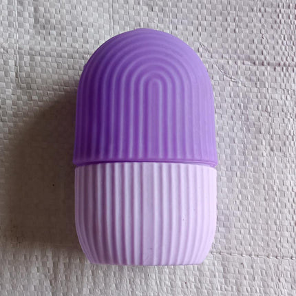 Beauty Ice Roller for Face & Eye Massage (Reusable, Purple)