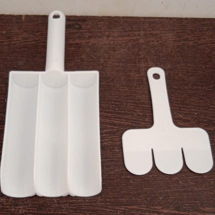 Small Multifunction Fritters Maker - Creative Fritters Scoop Multi-Function Ball Maker | Portable Maker for Making Cake Balls, Ice Cream Spoon, Doughnut, Hand Cutting Scoop(2pc Set)