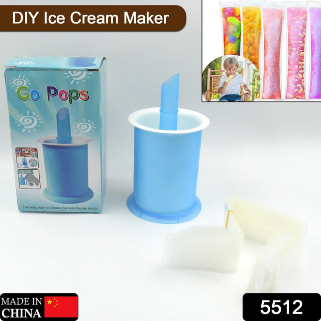 DIY Manual Popsicle Maker â€“ Reusable Ice Cream Mold (Approx 20 Pcs Packing Bag)