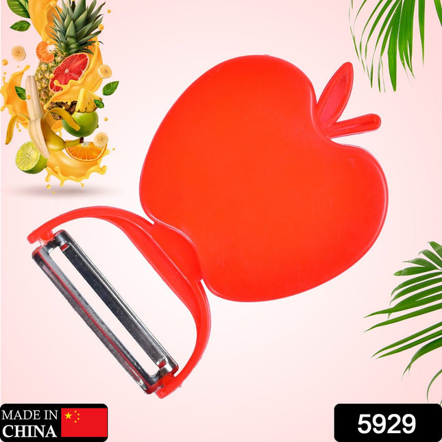Apple-Shaped Folding Peeler â€“ Compact & Easy Veg Peeling