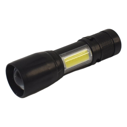 LED USB Rechargeable Mini Flashlight â€“ Ultra-Bright Zoom & COB Side Lantern, Tactical Emergency Light