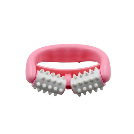 Plastic Massage Roller - 2-Roller Manual Design for Cellulite & Muscle Pain Relief