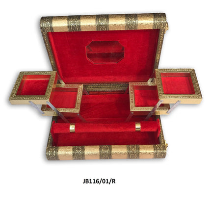 Jewelry organizer with sections for various items