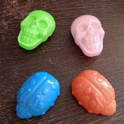 Pull Back Skull Toy, Small DIY Pull Back Skull Toy For Kids