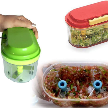 Plastic chopper for vegetables, 1000ml.