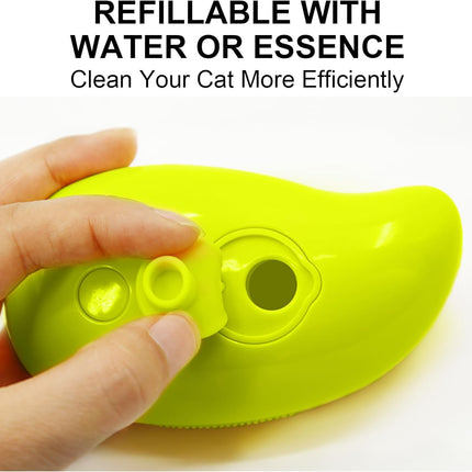 3-in-1 Cat Steamy Brush â€“ Self-Cleaning Pet Grooming & Hair Removal Comb