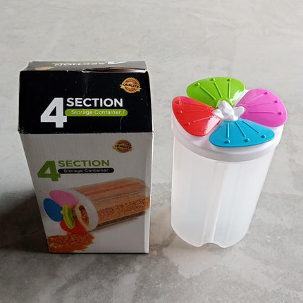 4 Section storage container