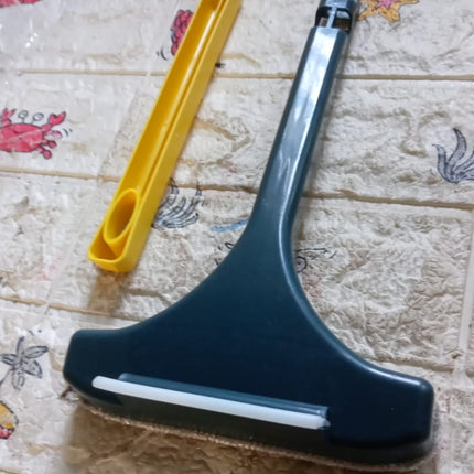 2-in-1 Mesh Cleaning Brush & Wiper with Extended Handle â€“ Window Cleaner (1 Pc)