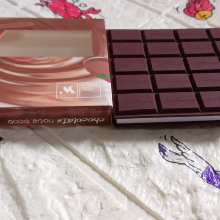 Small Chocolate Scented Bite-Shape Pocket Diary â€“ Rectangular Memo Notebook for Kids (80 Pages)