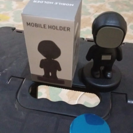 Cartoon Astronaut Magnetic Mobile Phone Holder 360° Rotating Car Mount (1 Pc)